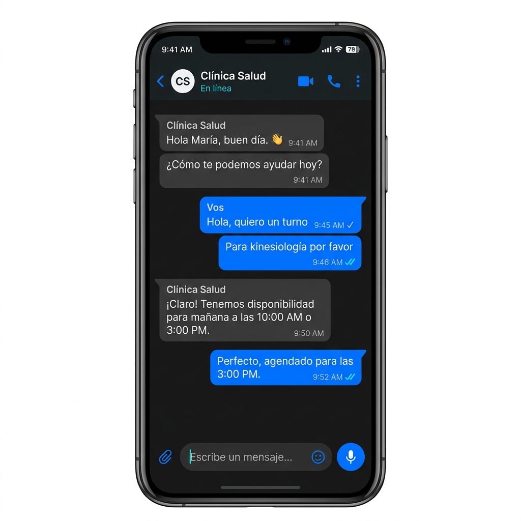 Conversación automatizada de Intelix por WhatsApp